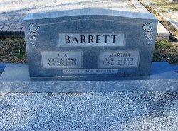 Martha <I>Lewis</I> Barrett 