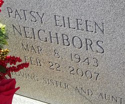 Patsy Eileen Neighbors 
