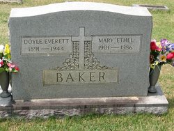 Mary Ethel <I>Cole</I> Baker 