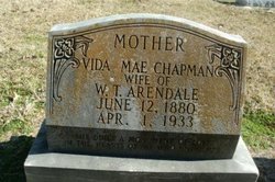 Vida Mae <I>Chapman</I> Arendale 