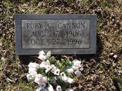 Ruby Irene <I>Cole</I> Cannon 