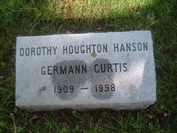 Dorothy Houghton “Dot” <I>Hanson</I> Germann-Curtis 