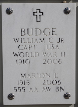 William Charles “Chuck” Budge Jr.