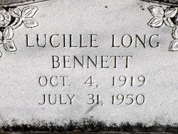 Lucille <I>Long</I> Bennett 