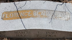 Florence Mary Elizabeth <I>Blair</I> Allen 