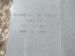 Tommie Gussie “Fannie” <I>Cullen</I> Chance 