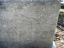 Mrs Mary A <I>Moss</I> Terry 