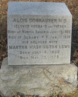 Martha Washington <I>Lewi</I> Donhauser 