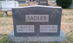 Alexander P “Alex” Sadler 