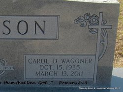 Carol D. <I>Wagoner</I> Allison 