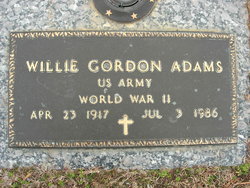 Willie Gordon Adams 