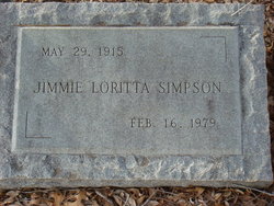Jimmie Loritta Simpson 