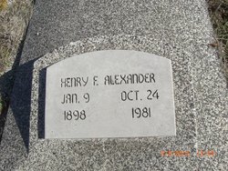 Henry F Alexander 