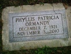 Phyllis Patricia <I>Ormandy</I> Bittinger 