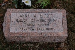 Anna M <I>Elliott</I> Larrimore 