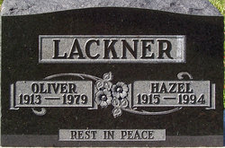 Hazel Irene <I>Schaner</I> Lackner 