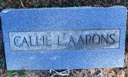 Carrie L <I>Perry</I> Aarons Burgess 