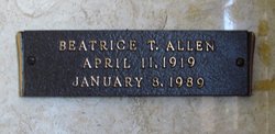 Beatrice T Allen 