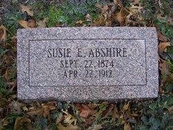 Susan Elizabeth “Susie” <I>McFarland</I> Abshire 