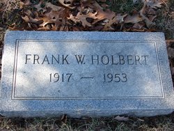 Frank Woodrow Holbert 