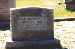 Benjamin Franklin Higginbotham 