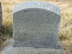 Hattie Hepzibah <I>Hawkins</I> Harvey 