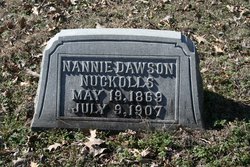 Nannie <I>Dawson</I> Nuckolls 