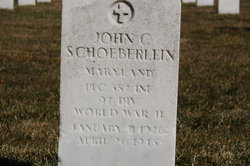 Pfc. John C. Schoeberlein 