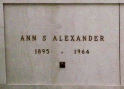 Ann S. <I>Goldberg</I> Alexander 
