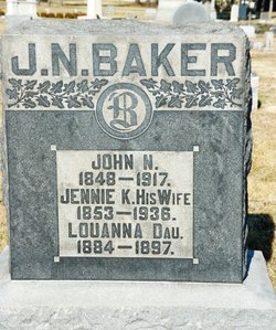 Jennie K. <I>Rummel</I> Baker 