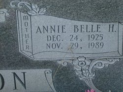 Annie Belle <I>H.</I> Parton 