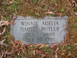 Winnie Adella <I>Smith</I> Butler 