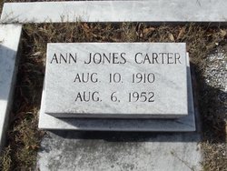 Ann <I>Jones</I> Carter 