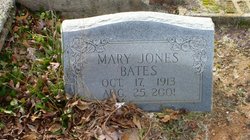 Mary Lizzie <I>Jones</I> Bates 