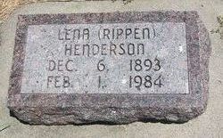 Lena <I>Rippen</I> Henderson 
