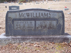 Frances Melvina <I>Johnson</I> McWilliams 