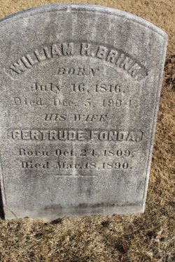 Gertrude Dewey <I>Fonda</I> Brink 