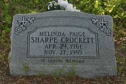 Melinda Dee Paige <I>Sharpe</I> Crockett 
