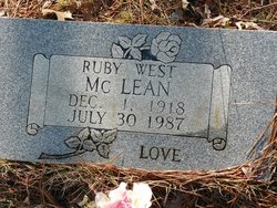 Ruby Lucelle <I>West</I> McLean 