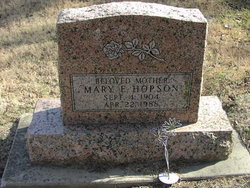 Mary Ethel <I>Thedford</I> Hopson 