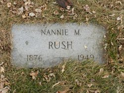 Nancy M “Nannie” <I>Harsin</I> Rush 