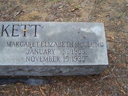 Margaret Elizabeth <I>McClung</I> Beckett 