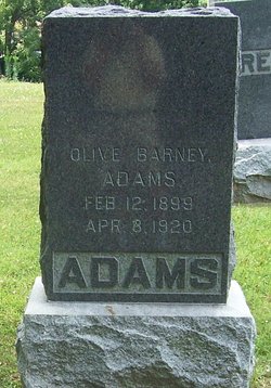Olive <I>Barney</I> Adams 