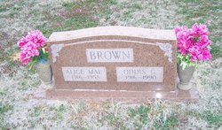 Alice Mae <I>Bryan</I> Brown 
