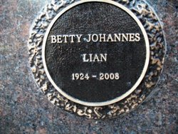 Betty Ann <I>Johannes</I> Lian 