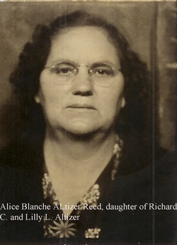 Alice Blanche <I>Altizer</I> Reed 