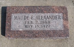 Maude E <I>Holzer</I> Alexander 