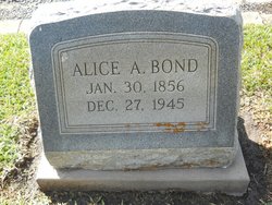 Alice A <I>Spaulding</I> Bond 