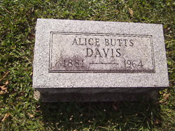 Alice <I>Butts</I> Davis 