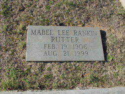 Mabel Lee <I>Rankin</I> Rutter 